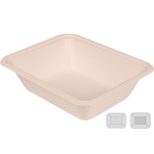 Trays "Bionic" in Bagasse